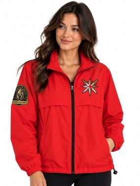 Vegas Golden Knights NHL Red Member Exclusive Full Zip Jacket Small